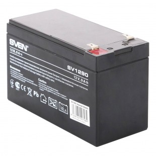 Аккумуляторная батарея для ИБП SVEN, 9 Ач, 12 В, черный