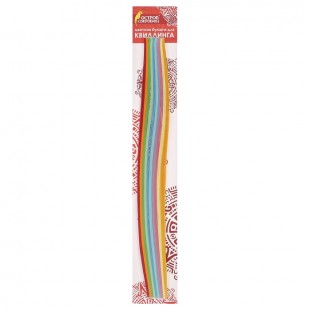 Бумага для квиллинга "Радуга", 10 цветов, 200 полос, 3 мм х 300 мм, 80 г/м2, ОСТРОВ СОКРОВИЩ, 128750