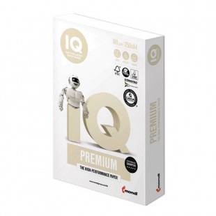 Бумага IQ "Premium", класс "А", А4, 160 г/м2, 250 листов, 170% (CIE), белый