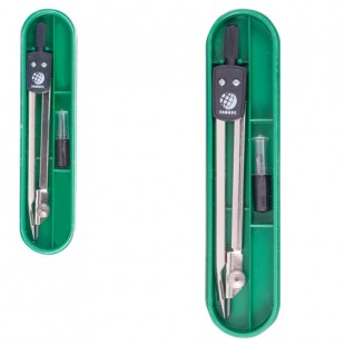 Готовальня GLOBUS "Junior", 2 предмета, 125 мм, футляр