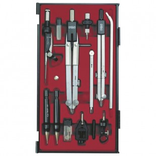 Готовальня профессиональная KOH-I-NOOR, 13 предметов, пластиковый пенал