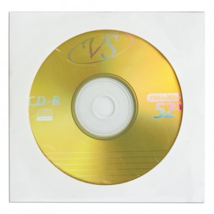 Диск CD-R VS, 700 Mb, 52х, конверт