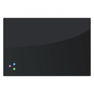 Доска магнитно-маркерная BRAUBERG, 60х90 см, стекло, черный (+магниты)