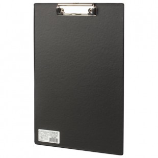 Доска-планшет BRAUBERG "Comfort", А4, картон/ПВХ, черный