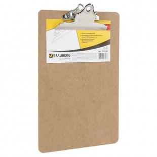 Доска-планшет BRAUBERG "Eco", А4, МДФ, светло-коричневый