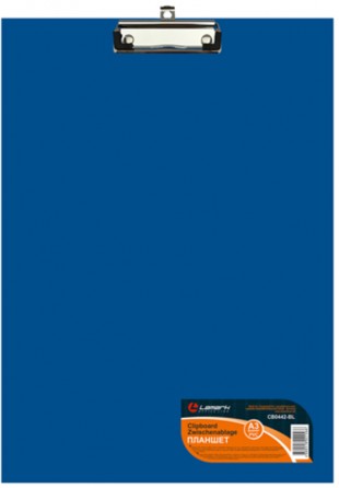 Доска-планшет LAMARK, А3, картон/ПВХ, синий