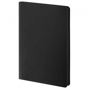 Ежедневник BRAUBERG "Flexio", А5, 160 листов,под фактурную кожу, интегральная обложка, черный