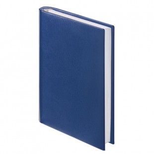 Ежедневник BRAUBERG "Select", А6, 160 листов, балакрон, темно-синий