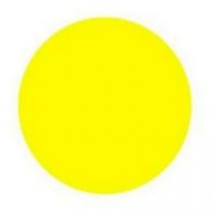 Знак безопасности SV "Желтый круг", комплект 10 шт