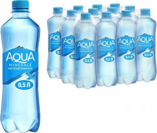 Вода питьевая AQUA MINERALE, 500 мл, бутылка