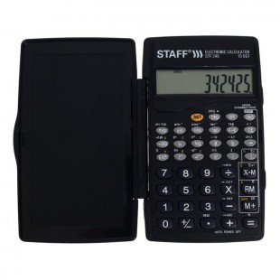 Калькулятор STAFF инженерный STF-245, 10 разрядов, 120х70 мм