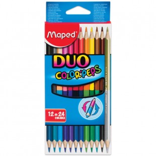 Карандаши цветные двусторонние MAPED "Color Pep