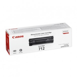 Картридж лазерный CANON "712", на 1500 страниц, черный