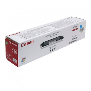 Картридж лазерный CANON (729C) LBP7010C/7018C, голубой, оригинальный, ресурс 1000 стр., 4369b002