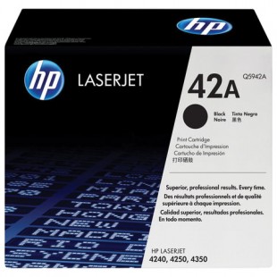 Картридж лазерный HP "Q5942А", на 10000 страниц, черный