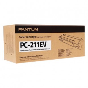 Картридж лазерный PANTUM "PC-211EV", на 1600 страниц, черный