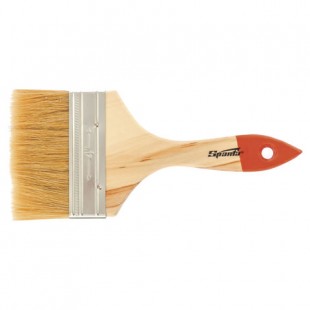 Кисть плоская, 100 мм, натуральная щетина