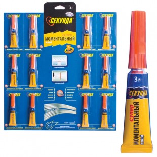 Клей универсальный СЕКУНДА, 3 г