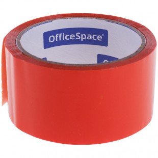 Клейкая лента OFFICE SPACE, 48 мм х 40 м, 45 мкм, пп, оранжевый