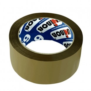 Клейкая лента UNIBOB, 48 мм х 66 м, 45 мкм, коричневый