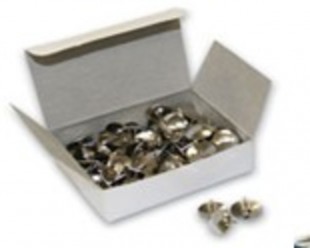 Кнопки канцелярские DOLCE COSTO, никель, серебристый, комплект 100 штук