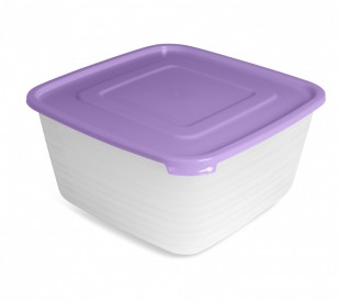 Контейнер с крышкой MARTIKA "Унико", 3 л, пластик, прозрачный