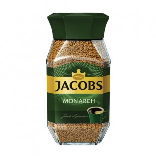 Кофе сублимированный JACOBS "Monarch", 95 г, стеклянная банка