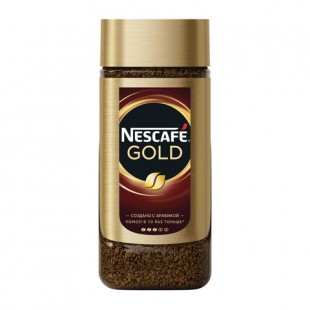 Кофе сублимированный NESCAFE "Gold", 95 г, стеклянная банка