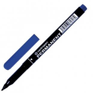 Маркер перманентный трехгранный CENTROPEN, круглый наконечник 1 мм, синий