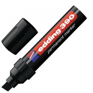 Маркер перманентный EDDING, скошенный наконечник 4-12 мм, черный