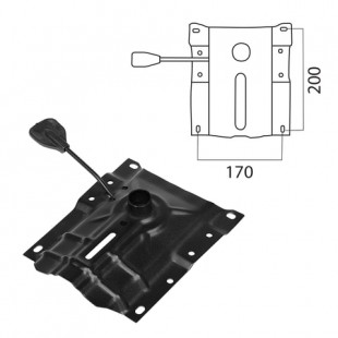 Механизм для кресла РУССКИЕ КРЕСЛА "Up&Down", 170х200 мм, металл, черный