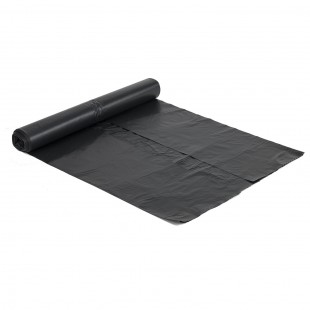 Мешки для мусора ECOL, 120 л, 60 мкм, пвд, черный, рулон 10 штук