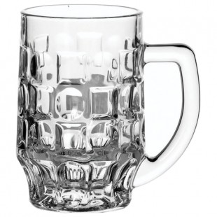 Набор кружек для пива, 2 шт., объем 500 мл, фактурное стекло, "Pub", PASABAHCE