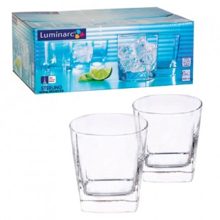 Набор посуды "Sterling", стаканы для сока/виски, 6 шт., 300 мл, низкие, стекло, LUMINARC, H7669