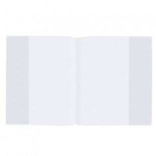 Обложка для тетради и дневника STAFF, 210х350 мм, ПП, 35 мкм, прозрачный