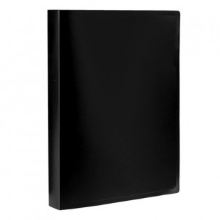 Папка 100 вкладышей STAFF, 35 мм, 700 мкм, черный