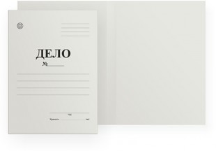 Папка-обложка DOLCE COSTO, 280 г/м2, картон, белый