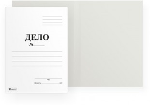 Папка-обложка LAMARK, 280 г/м2, мелованный картон, белый