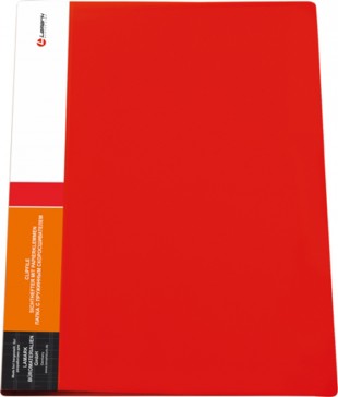 Папка с пружинным скоросшивателем LAMARK, 17 мм, 600 мкм, красный