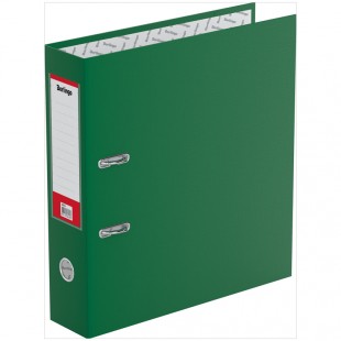 Папка-регистратор BERLINGO "Standard", 70 мм, бумвинил, зеленый