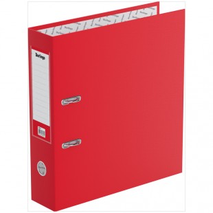 Папка-регистратор BERLINGO "Standard", 70 мм, бумвинил, красный
