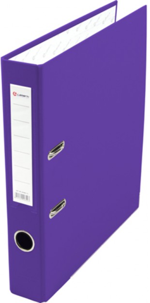 Папка-регистратор LAMARK, 50 мм, пластик, фиолетовый