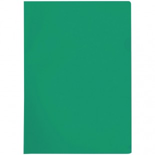 Папка-уголок OFFICE SPACE, А4, 100 мкм, прозрачный зеленый