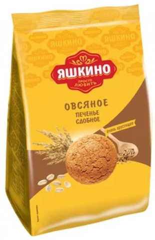 Печенье ЯШКИНО "Овсяночка", 350 г