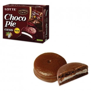 Пирожные LOTTE "Choco Pie Cacao", 336 г, коробка