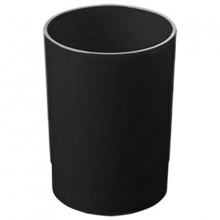 Подставка-стакан СТАММ, 70х70х90 мм, пластик, черный