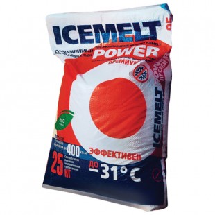 Реагент антигололедный ICEMELT "Power", 25 кг, мешок