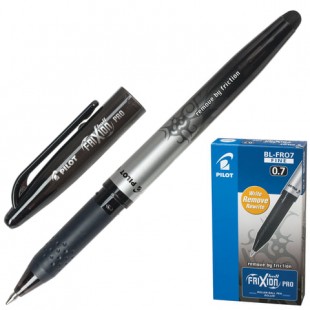 Ручка "Пиши-стирай" гелевая PILOT BL-FRO-7 "Frixion Pro", толщина письма 0,35 мм, черная