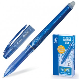 Ручка "Пиши-стирай" гелевая PILOT BL-FRP-5 "Frixion Point", толщина письма 0,25 мм, синяя