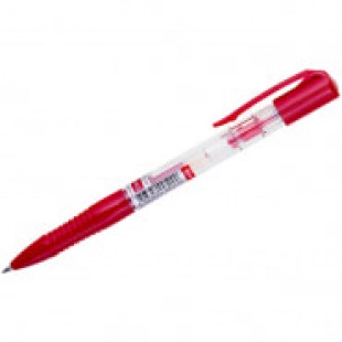 Ручка гелевая автоматическая CROWN "Auto Jell", узел 0,7 мм, пластик, красный